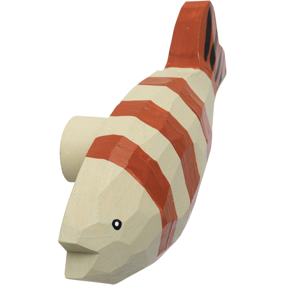 Ferm Living Baked Clay/Light Celedon Harbour Hook Fish Stripe