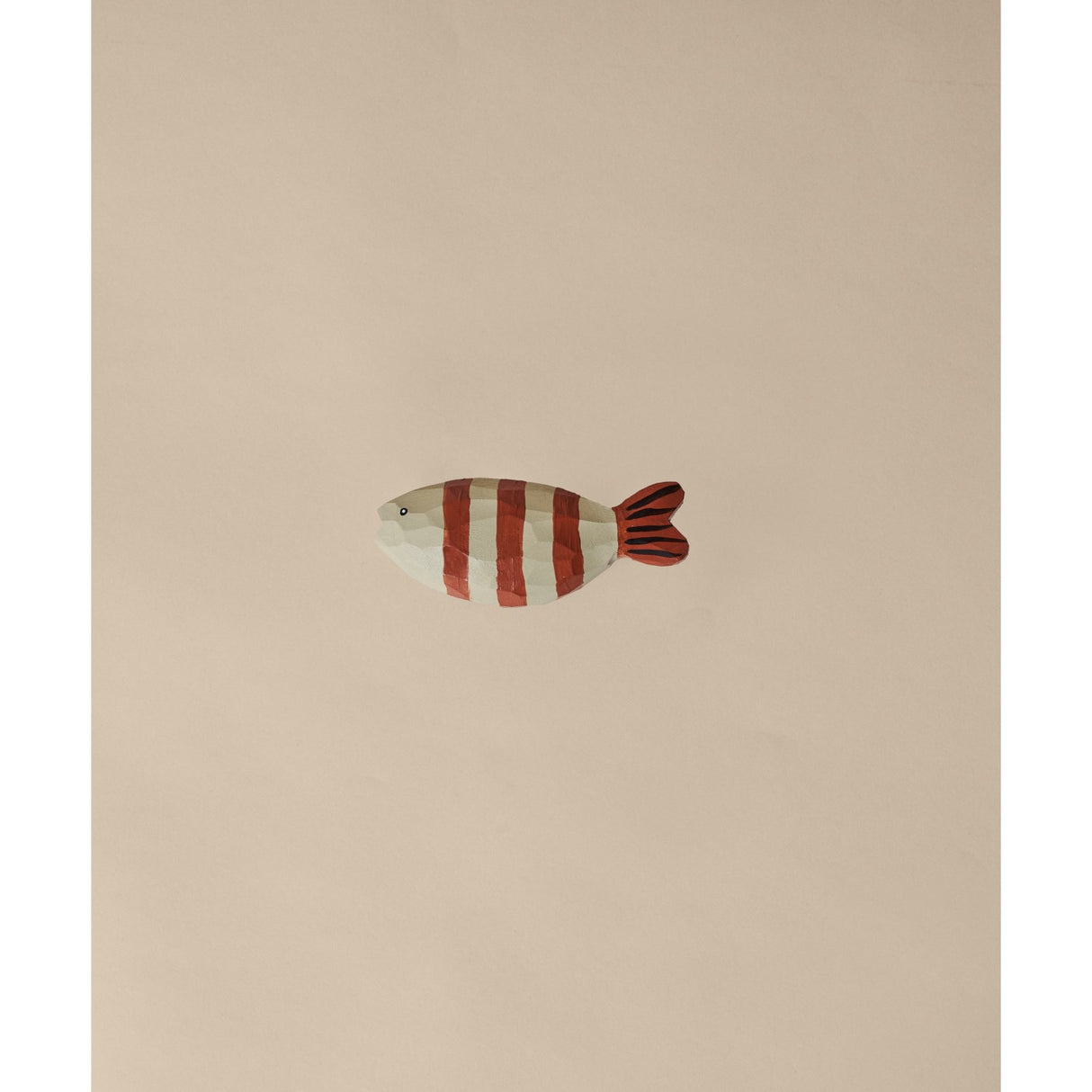 Ferm Living Baked Clay/Light Celedon Harbour Hook Fish Stripe