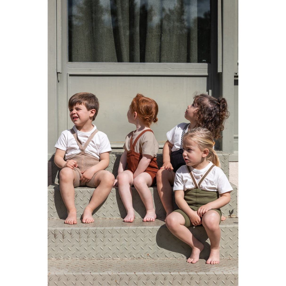 Silly Silas Cinnamon Shorty Tights With Braces