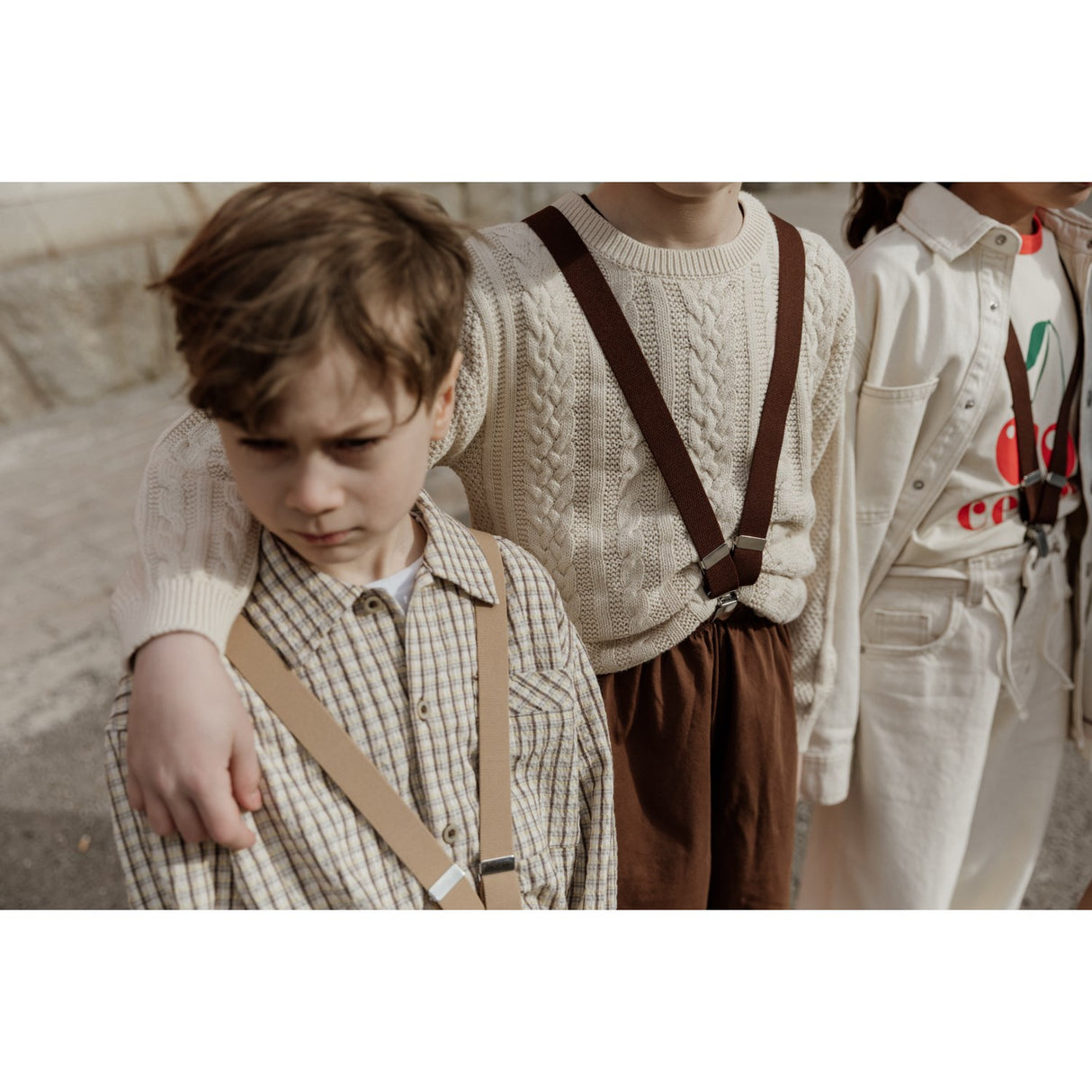 Silly Silas Sand Brown Kids' Braces