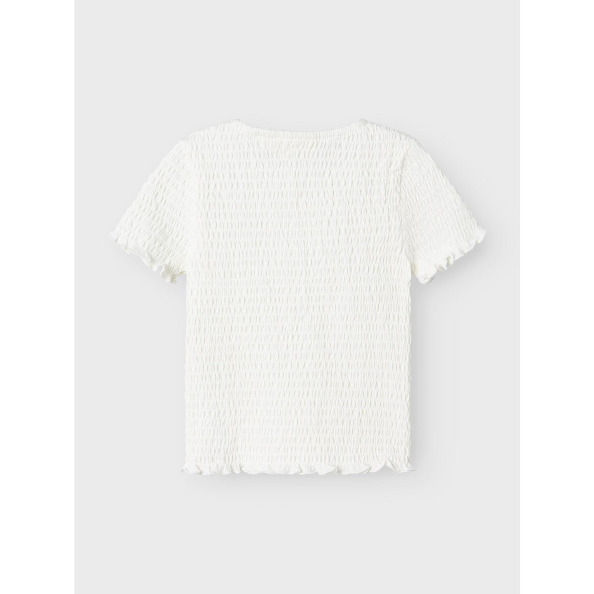 Lil'Atelier Coconut Milk Nmfjacoba Ss Short Slim Top Lil