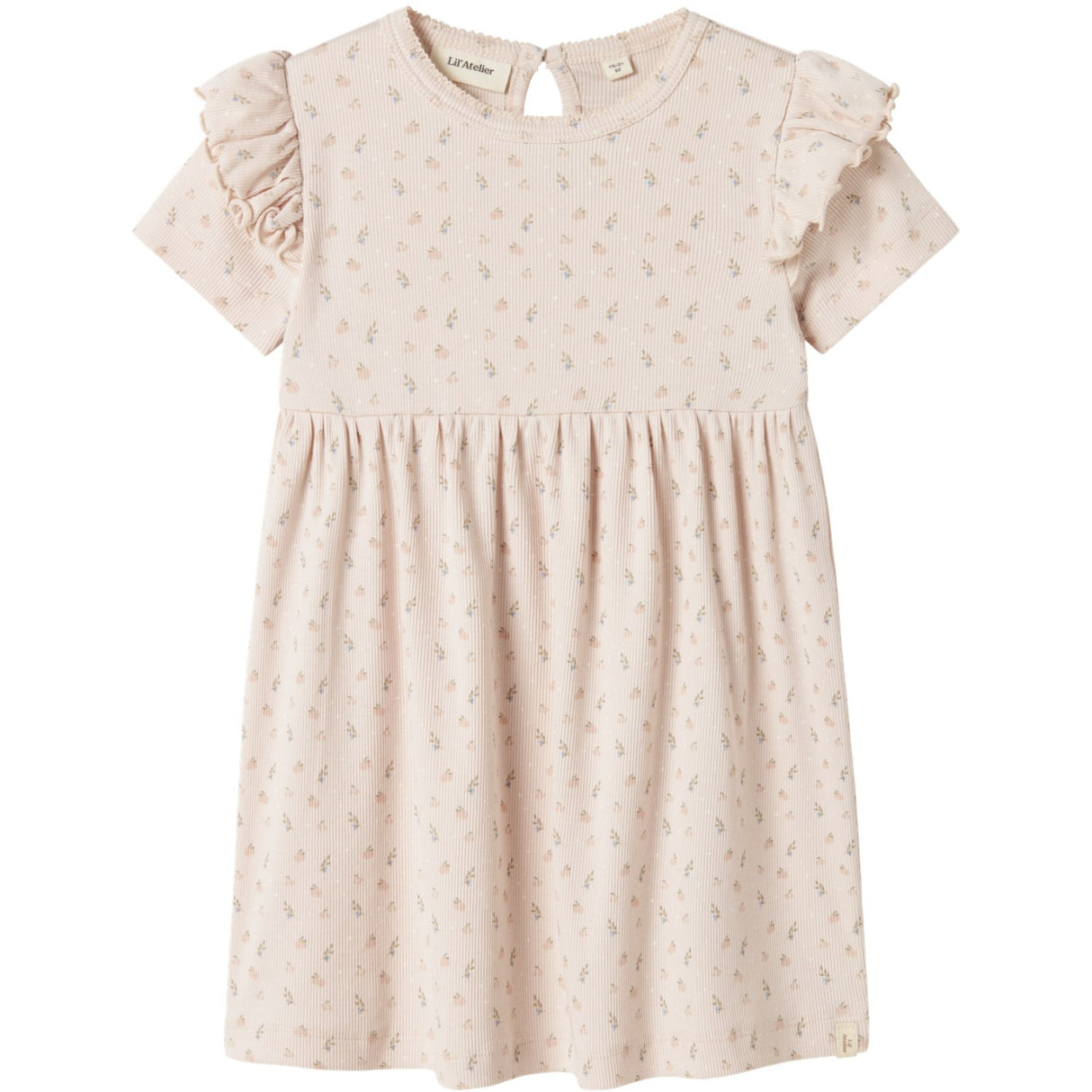 Lil'Atelier Peach Blush Nmfgago Kiv Ss Dress Lil
