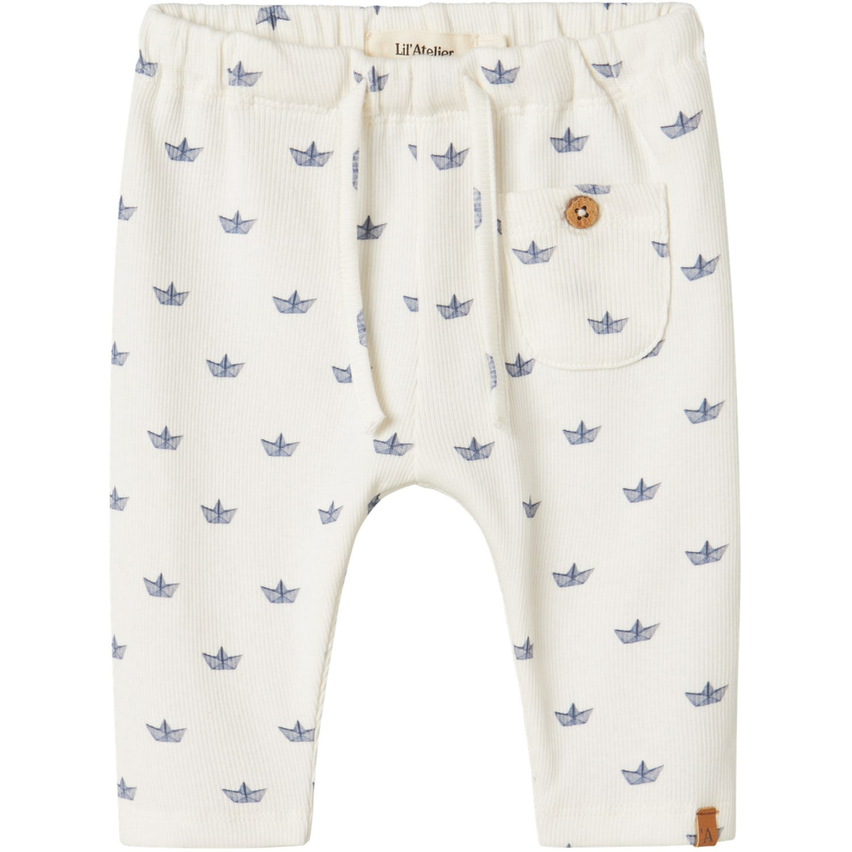 Lil'Atelier Coconut Milk Paper Boat Nbmlavo Eko Loose Pants Lil