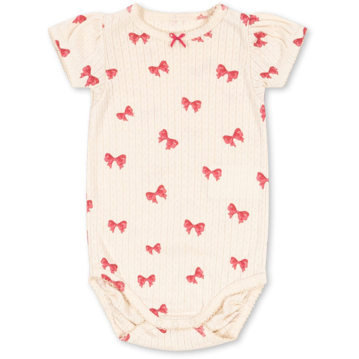 Konges Sløjd Rosia Bow Minnie Puff Sleeve Body Gots