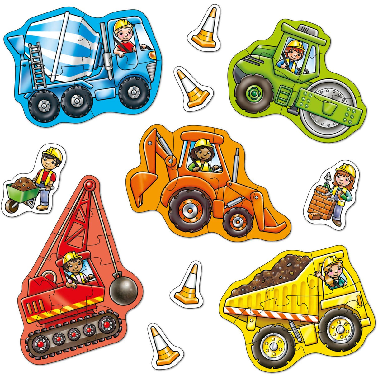 Orchard Toys Big Wheels Puzzles