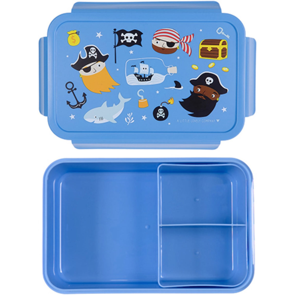 A Little Lovely Company Pirates Bento Lunch Box