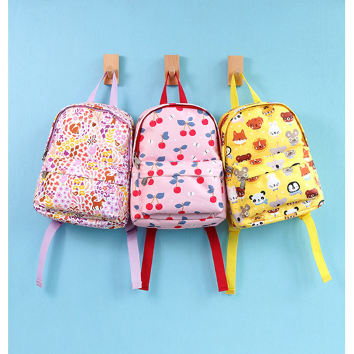 A Little Lovely Company Cherries Small Backpack