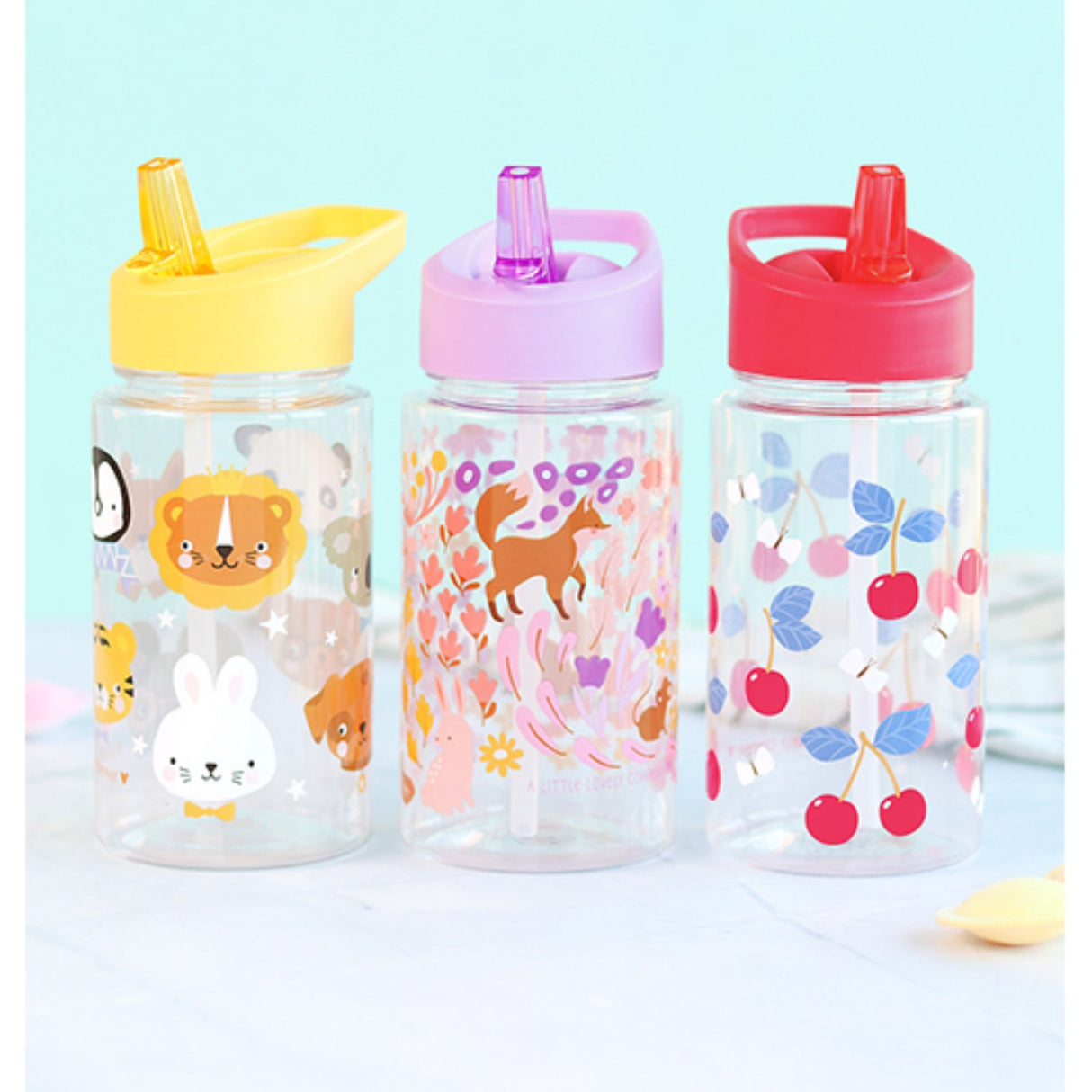 A Little Lovely Company Animal Friends Water Bottle