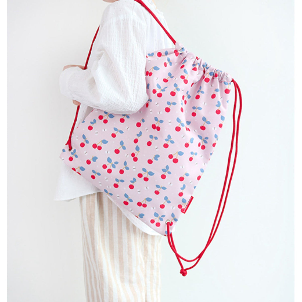 A Little Lovely Company Cherries Gym Bag