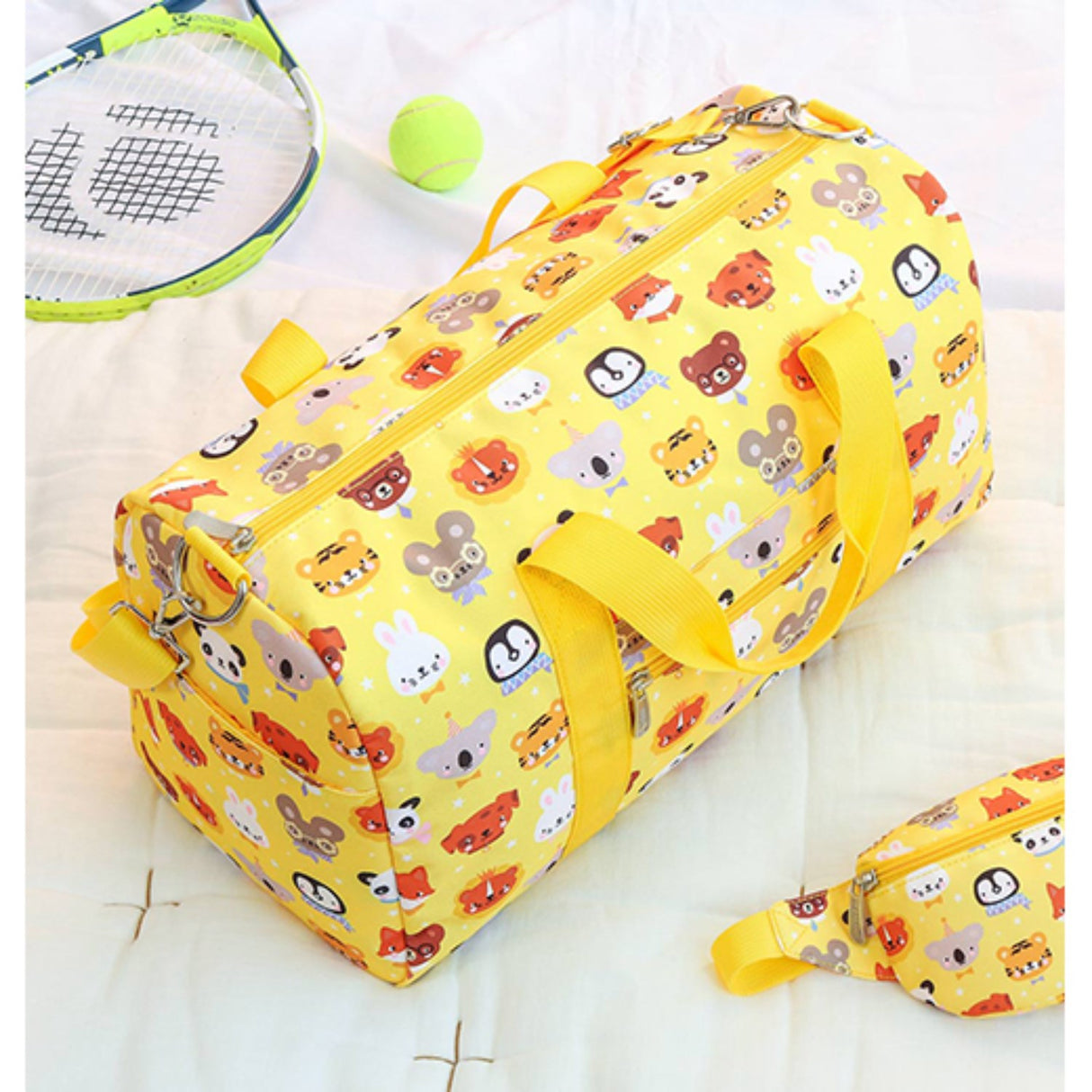 A Little Lovely Company Animal Friends Travel Bag