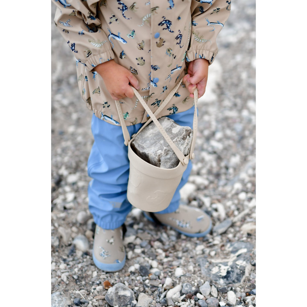 Mikk-Line Faded Denim Magic Wellies