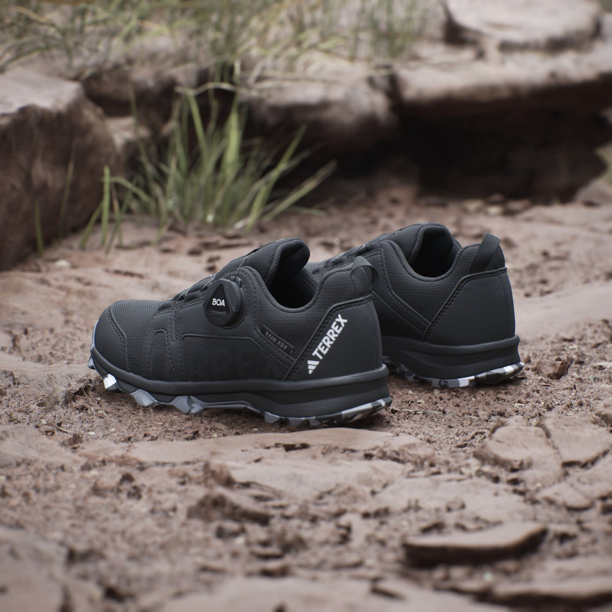 adidas Originals Core Black/Ftwr White/Grey Three Terrex Agravic Boa R.Rdy K Shoe