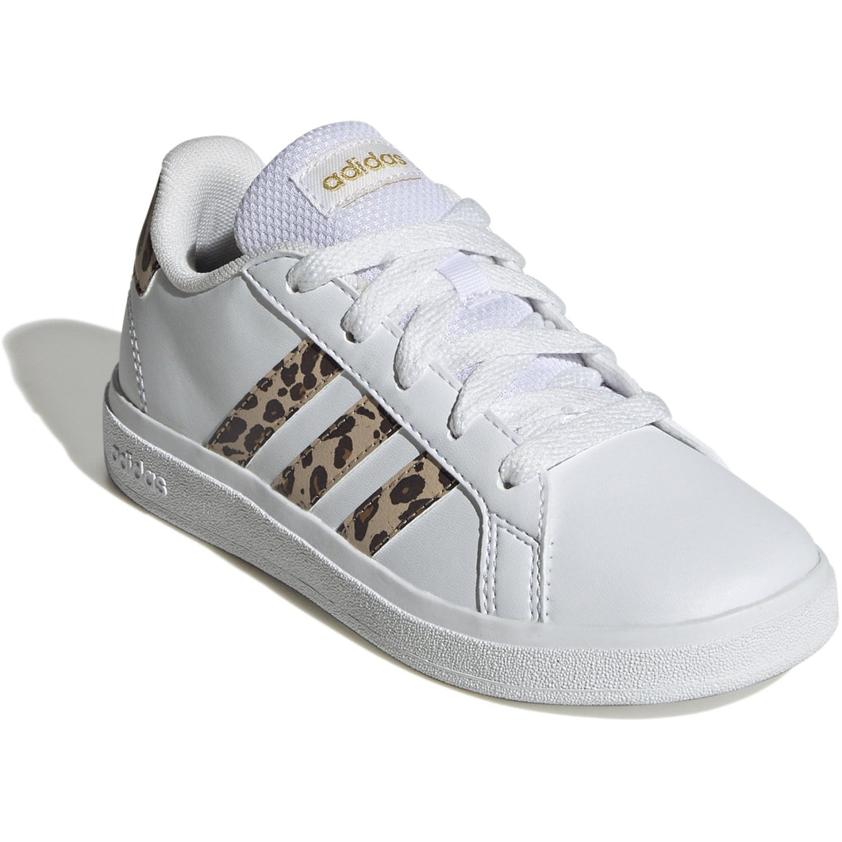 adidas Originals Ftwr White/Magic Beige/Matte Gold Grand Court 2.0 K Sneakers