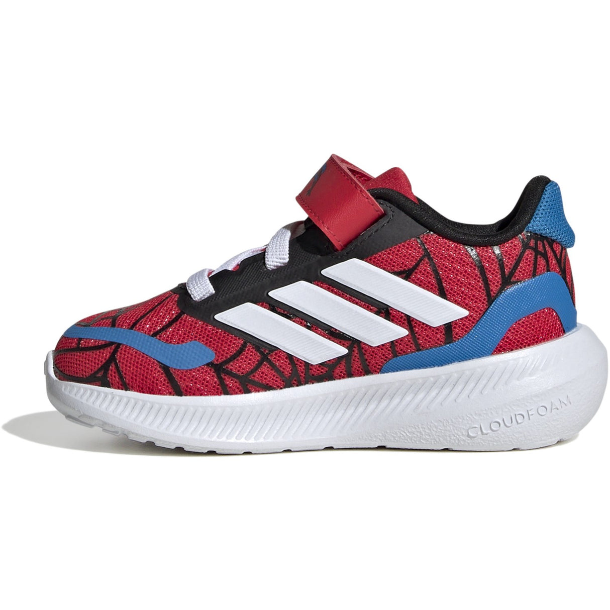 adidas Originals Pure Ruby/Ftwr White/Bright Blue Runfalcon Spider-Man El I Sneakers