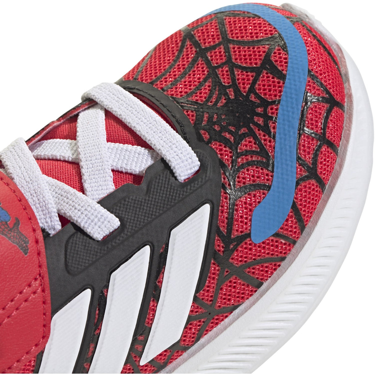 adidas Originals Pure Ruby/Ftwr White/Bright Blue Runfalcon Spider-Man El I Sneakers