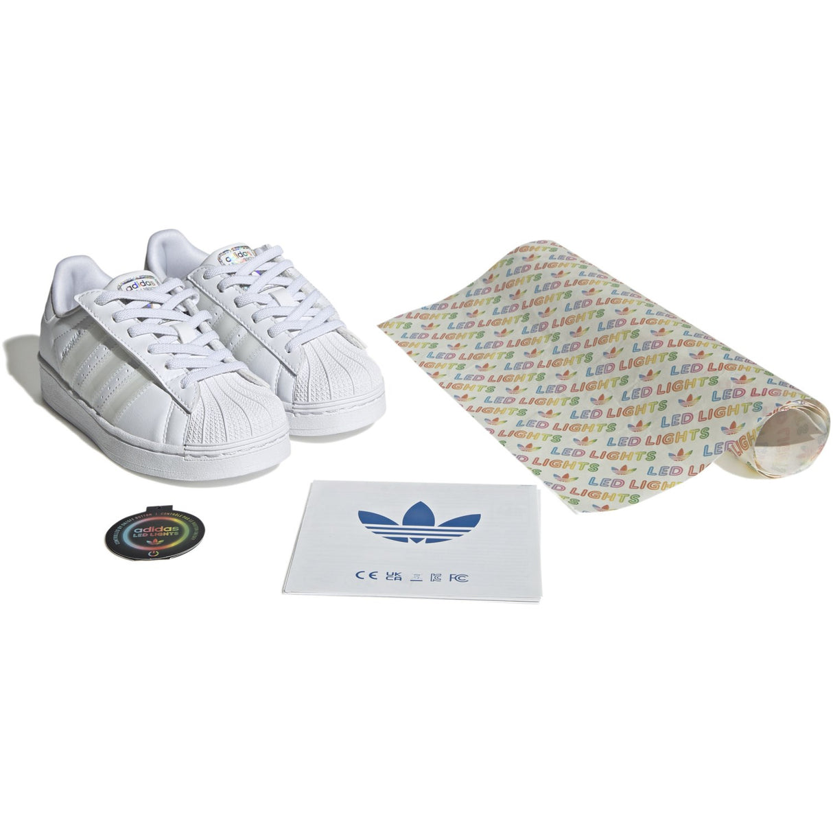 adidas Originals Ftwr White/Ftwr White/Ftwr White Superstar Led Lights Cf El C Sneakers