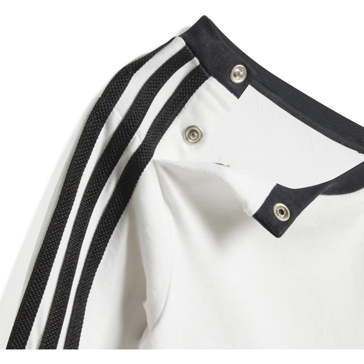 adidas Originals White/Black Denim Ls Set