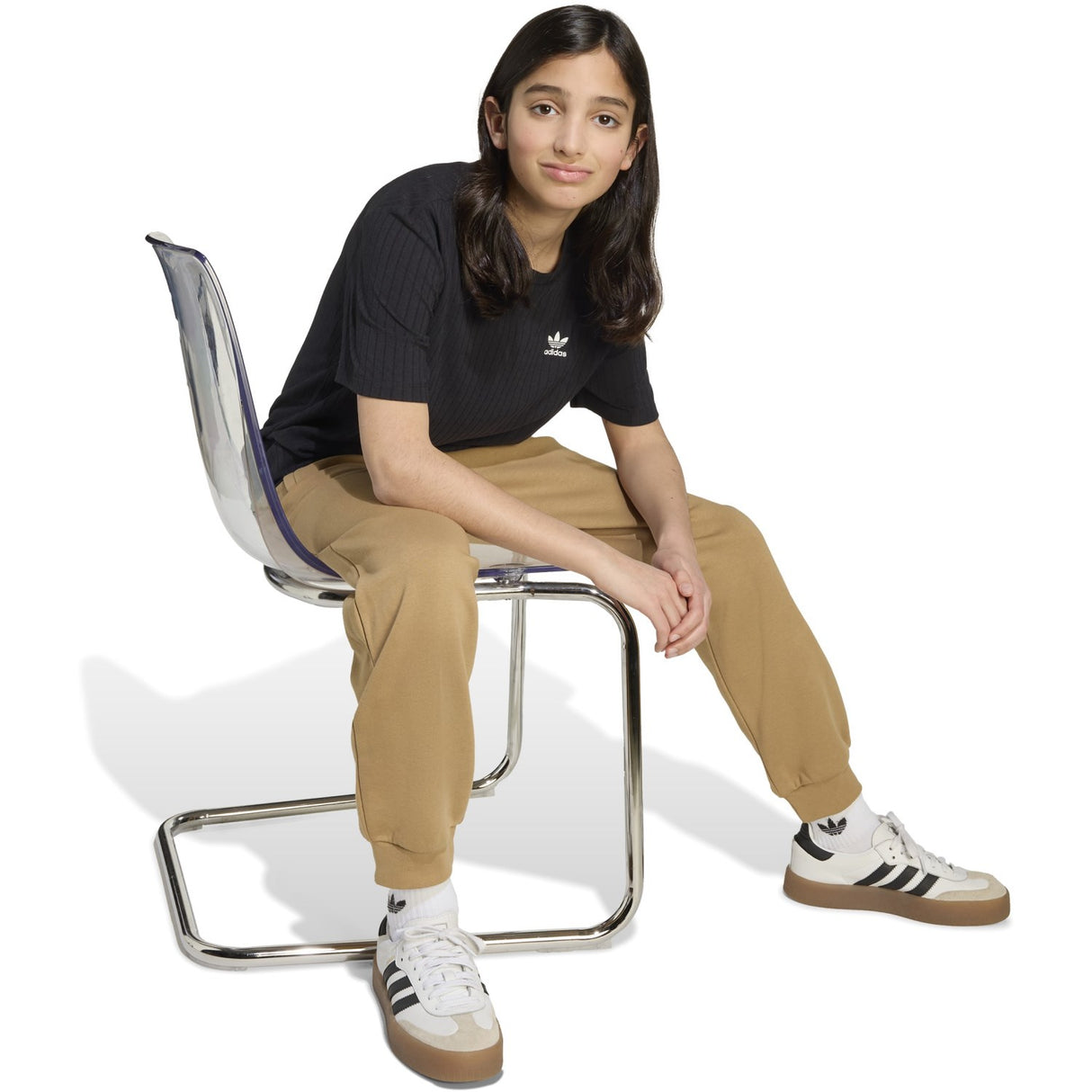 adidas Originals Black/White Wide Rib T-shirt