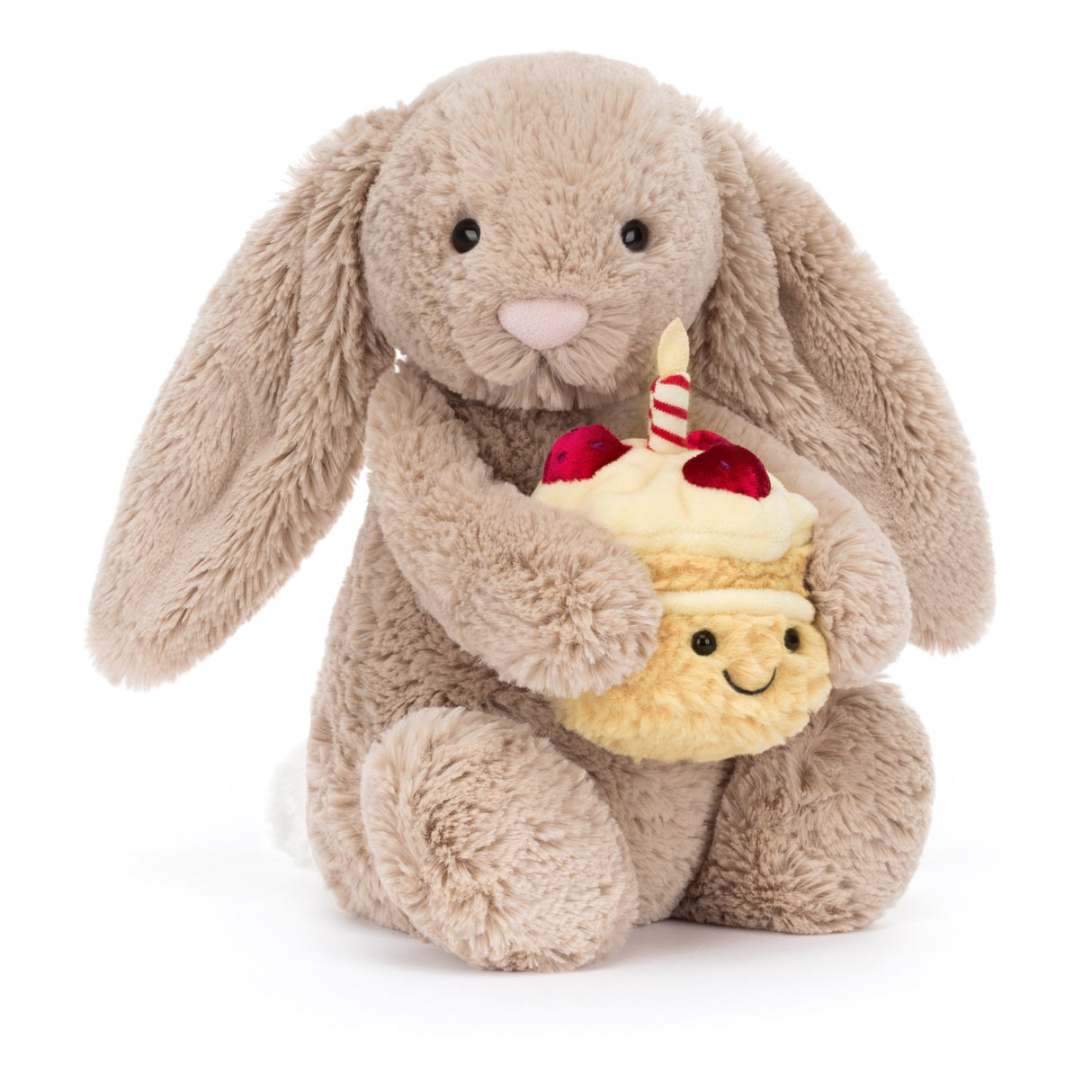 Jellycat Bashful Rabbit with Layer Cake 31 cm