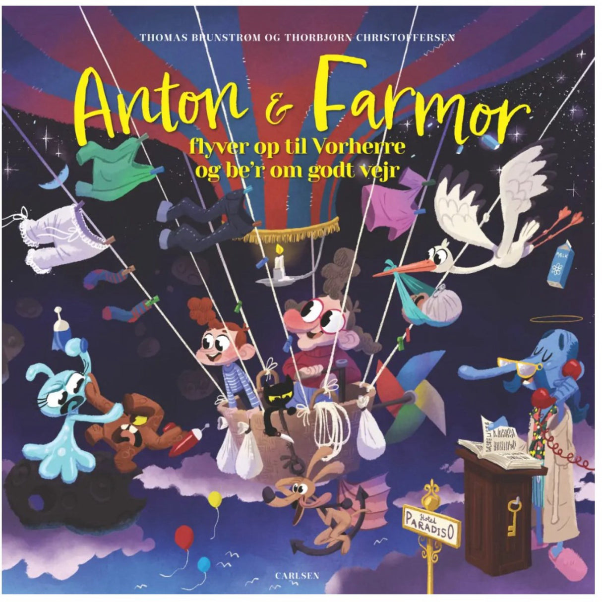 Forlaget Carlsen Anton And farmor flyver op til Vorherre And be'r om godt vejr