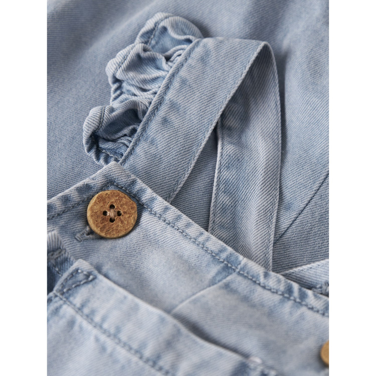 Lil'Atelier Medium Blue Denim Holly Loose Overall