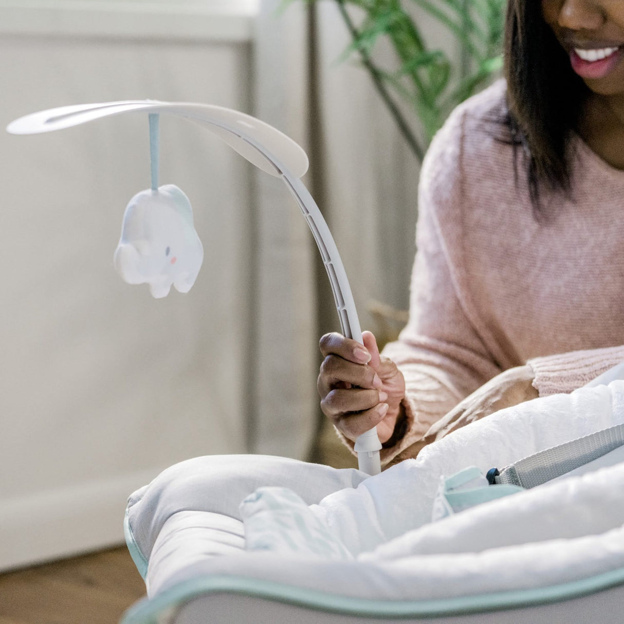 Ingenuity Grey Keep Cozy™ Grow With Me Rocking Seat - Weaver™ Baby Bouncer