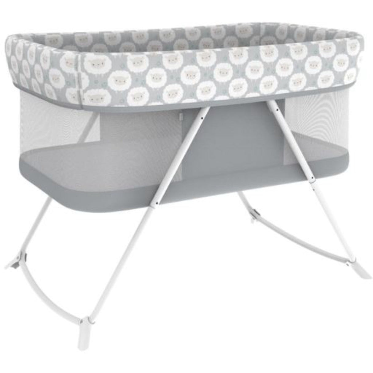Ingenuity Grey Crib "Soothe & Stow"