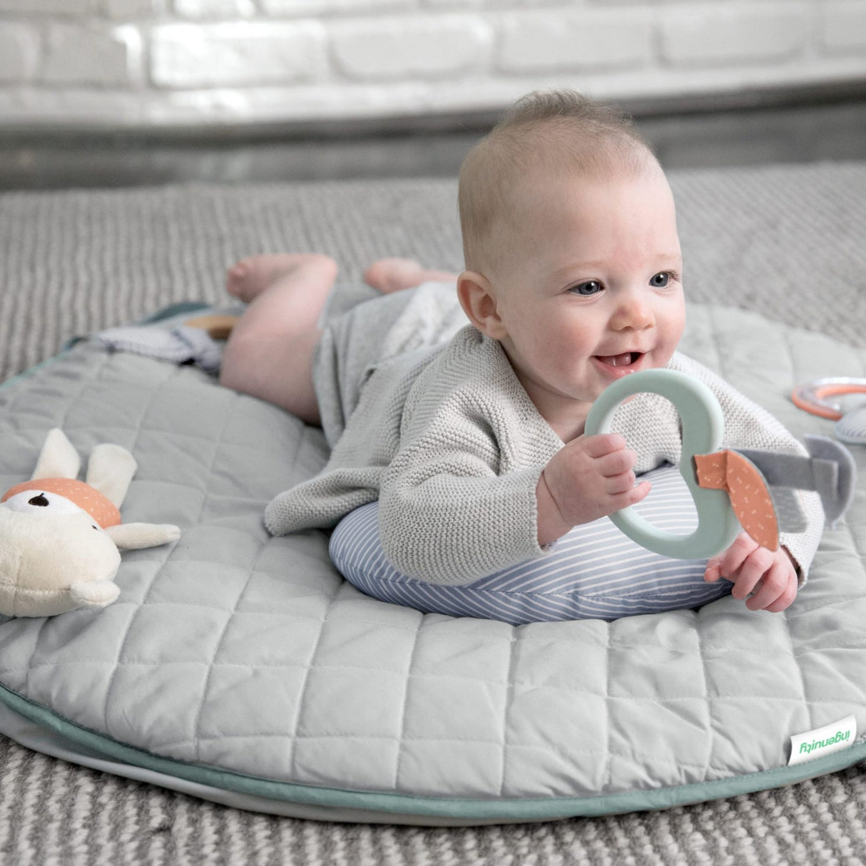 Ingenuity Grey Reversable Baby Gym