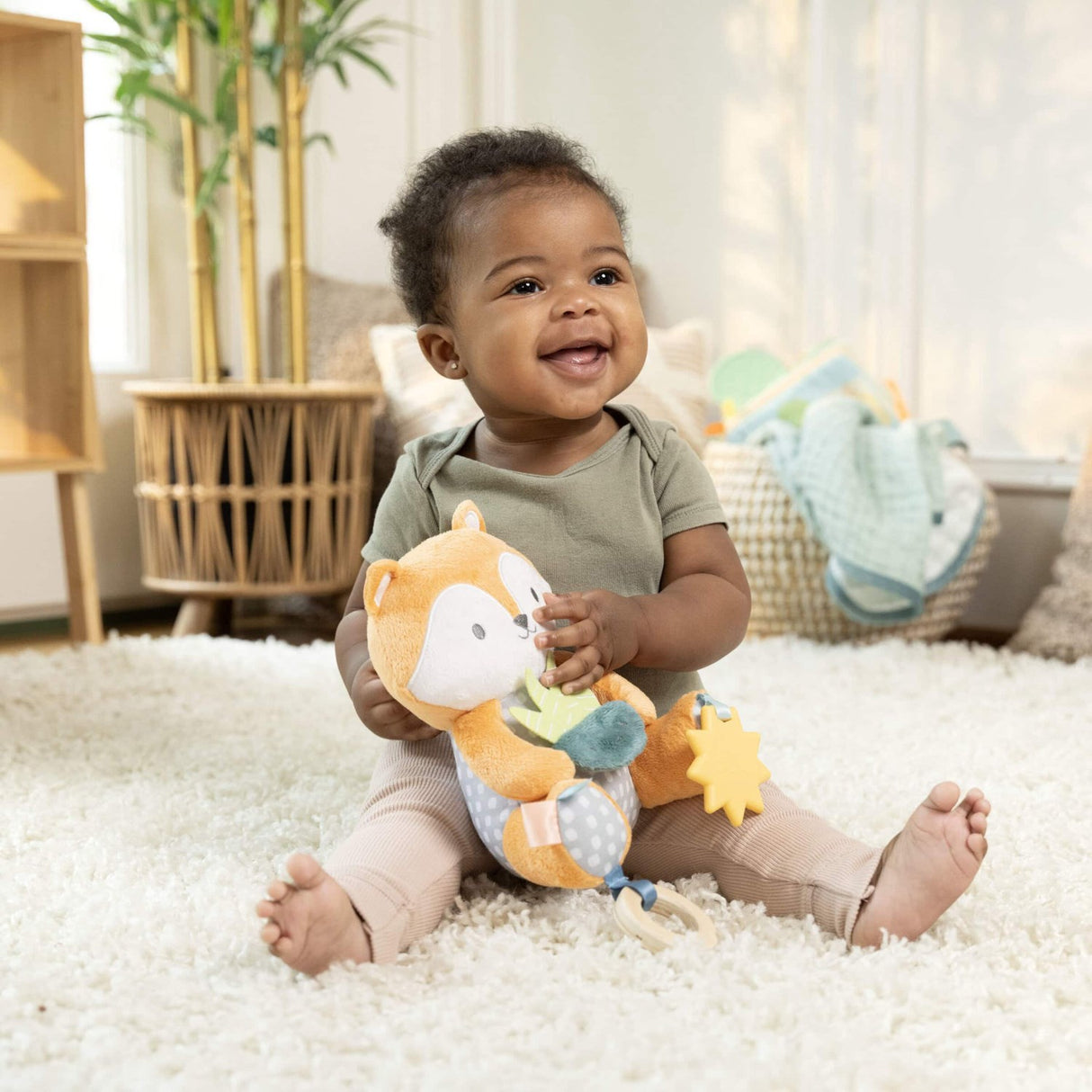 Ingenuity Kitt™ The Fox Calm Springs™ Plush Activity Toy