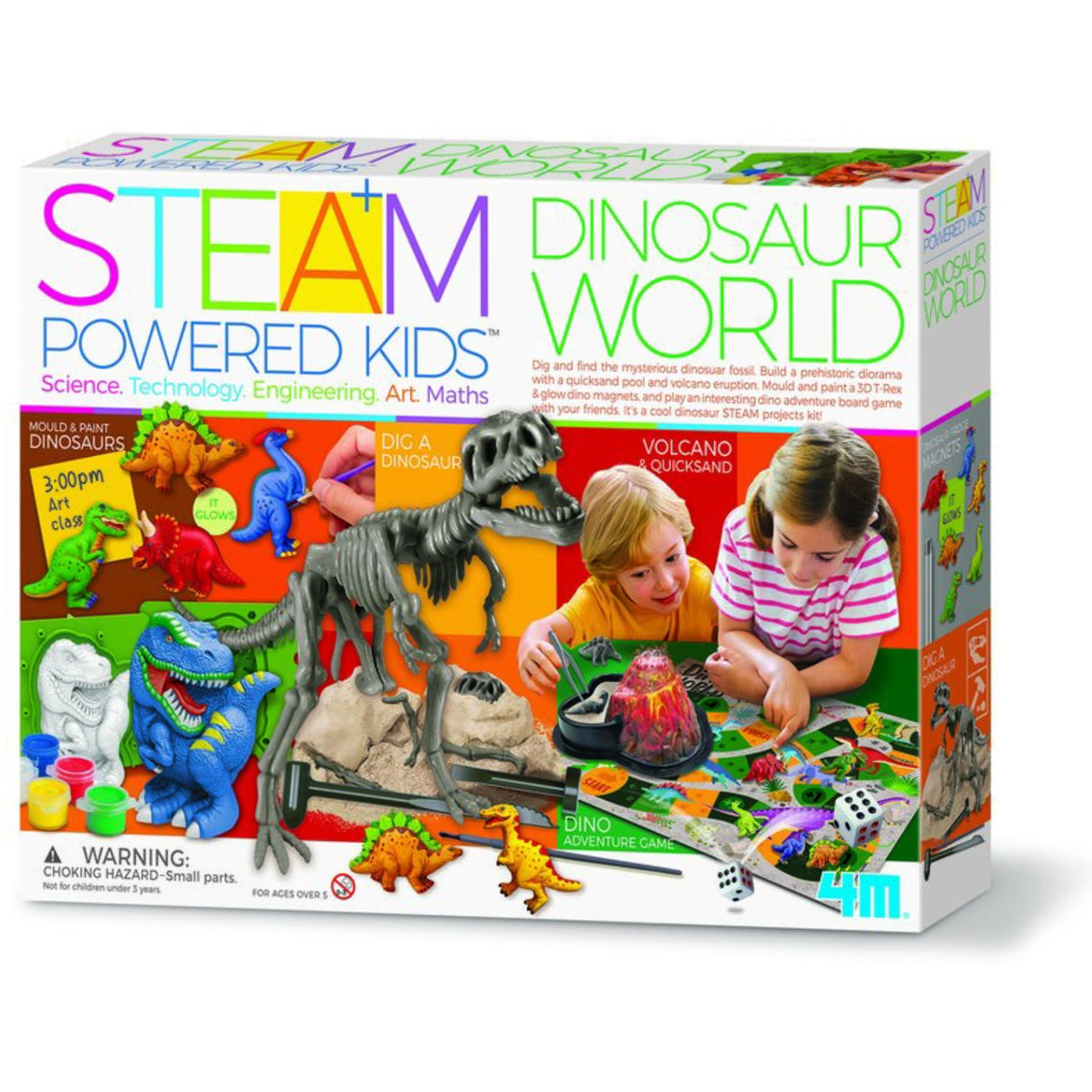 4M Steam Powered Kids / The Dinosaurs World