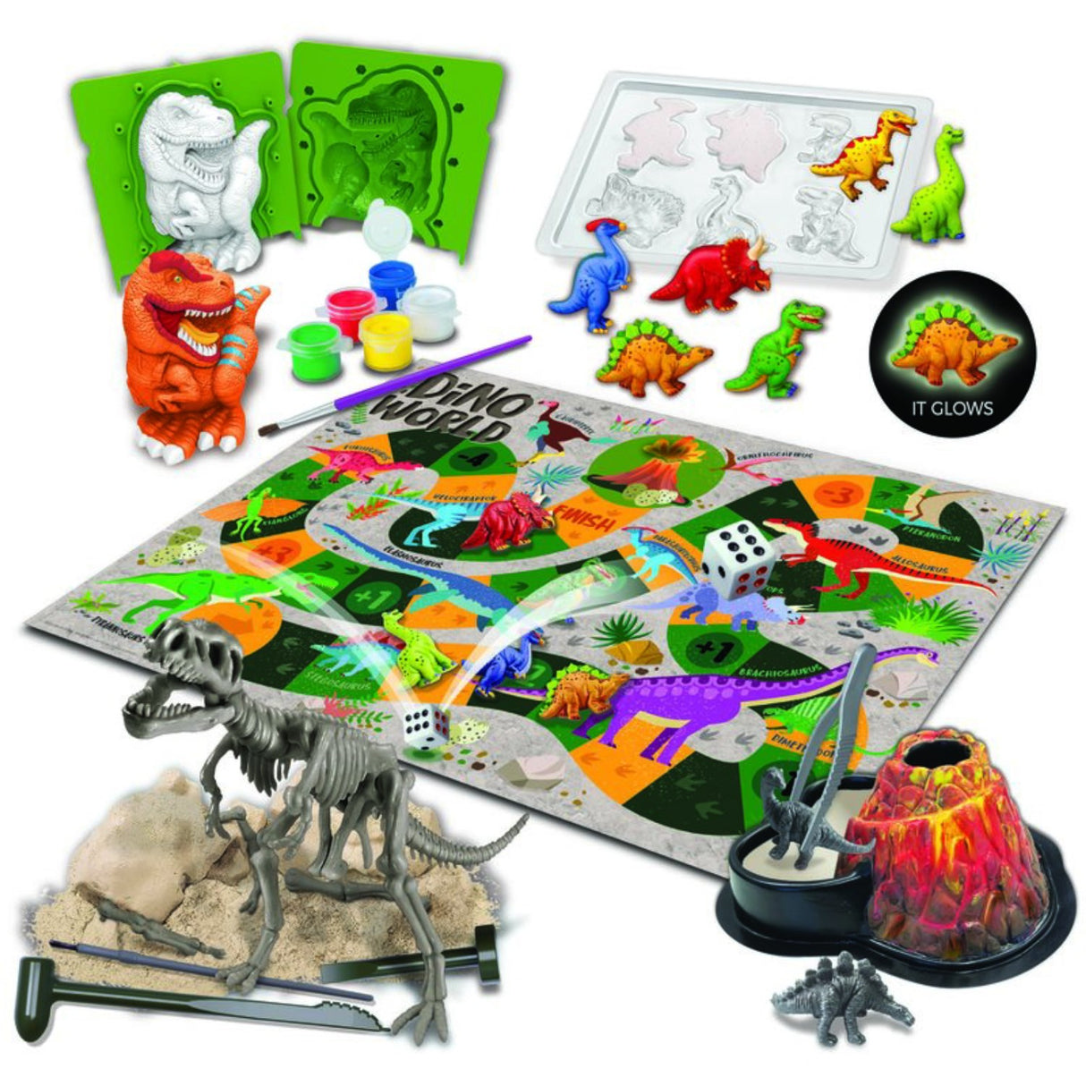 4M Steam Powered Kids / The Dinosaurs World