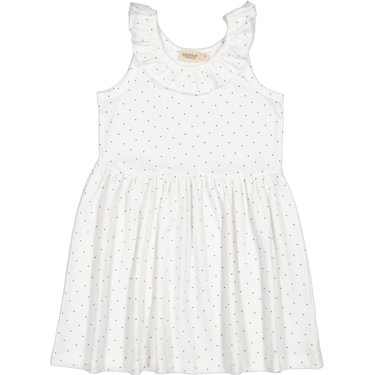 MarMar Modal Smooth Print Blue Dot Delta Dress