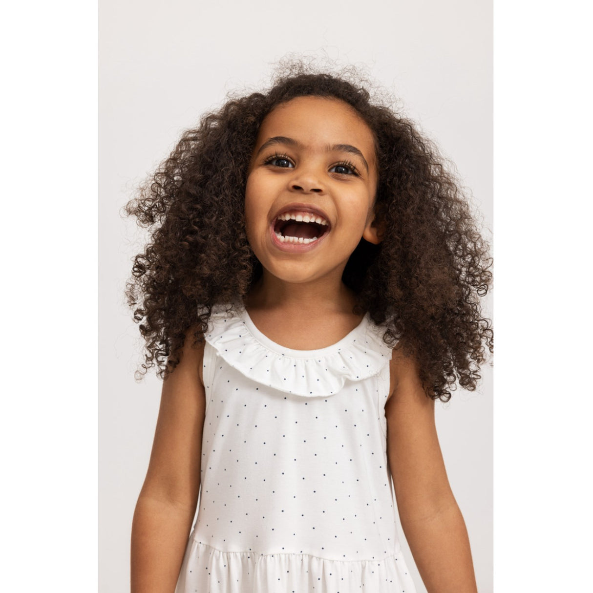 MarMar Modal Smooth Print Blue Dot Delta Dress