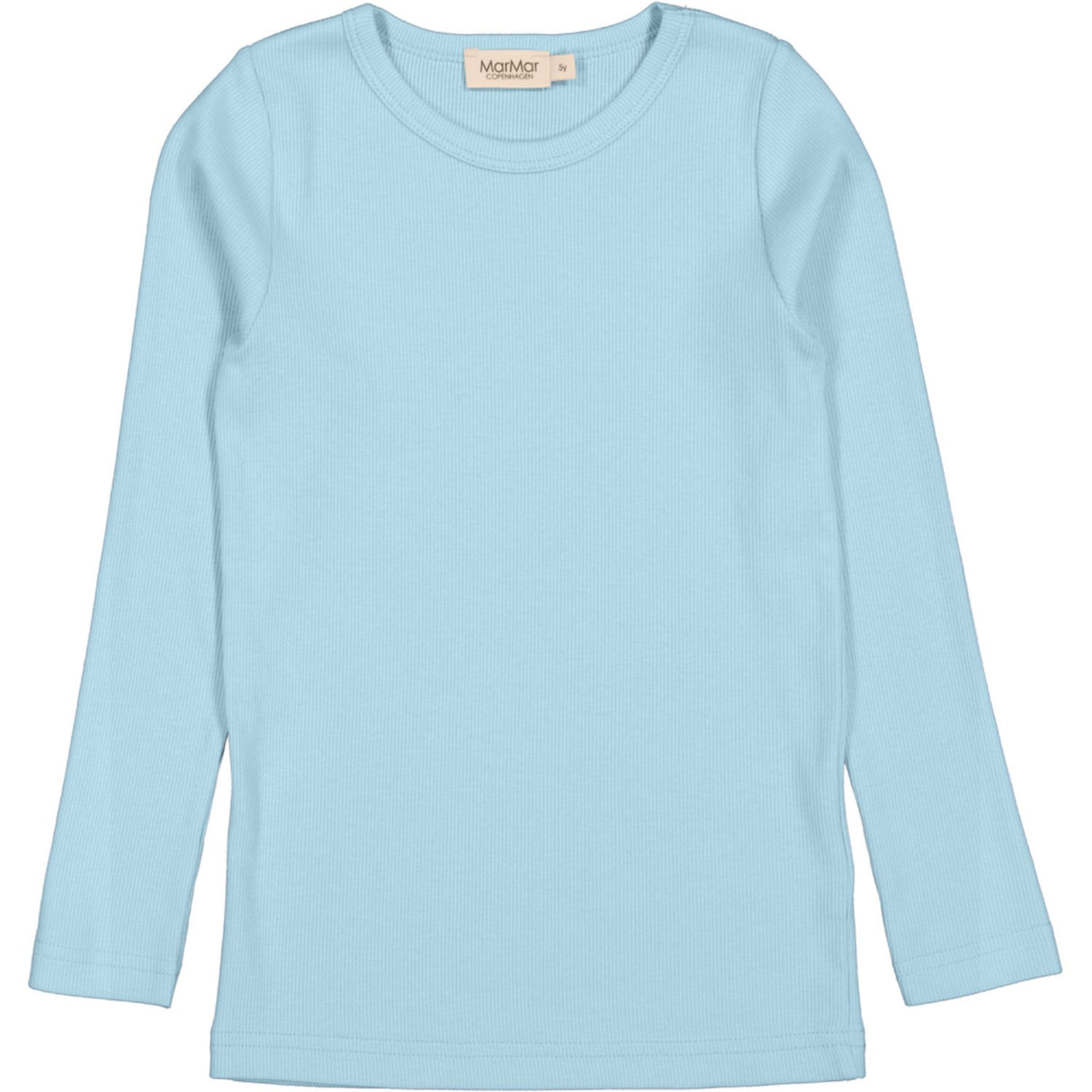 MarMar Modal Fine Rib Heavenly Blue Tani Blouse
