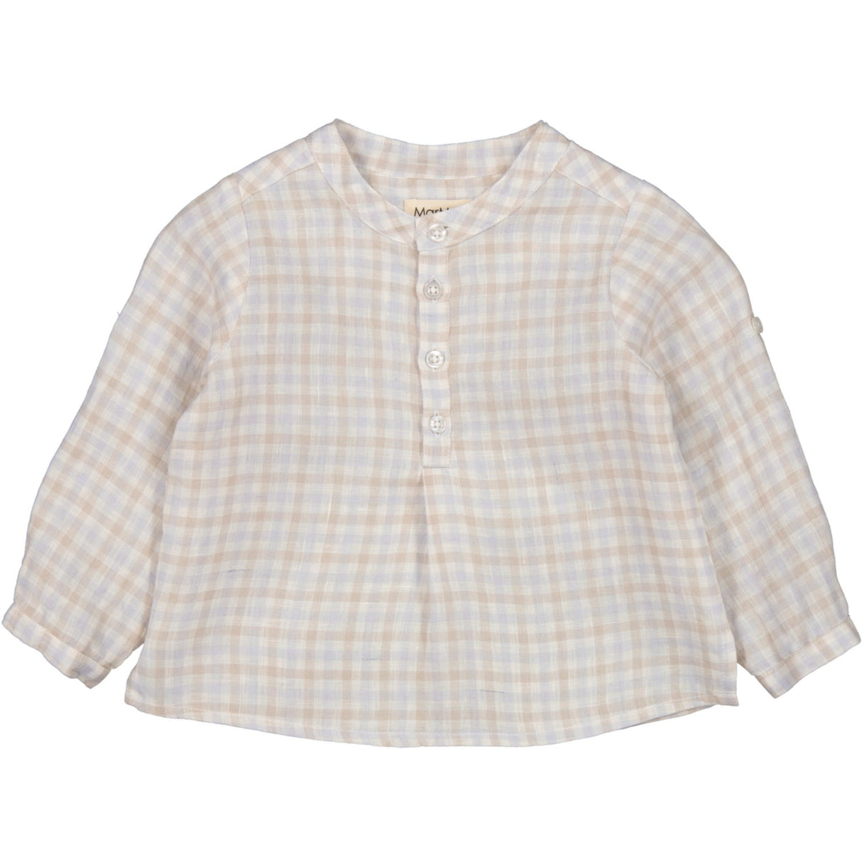 MarMar Fine Linen Summer Check Totoro Shirt