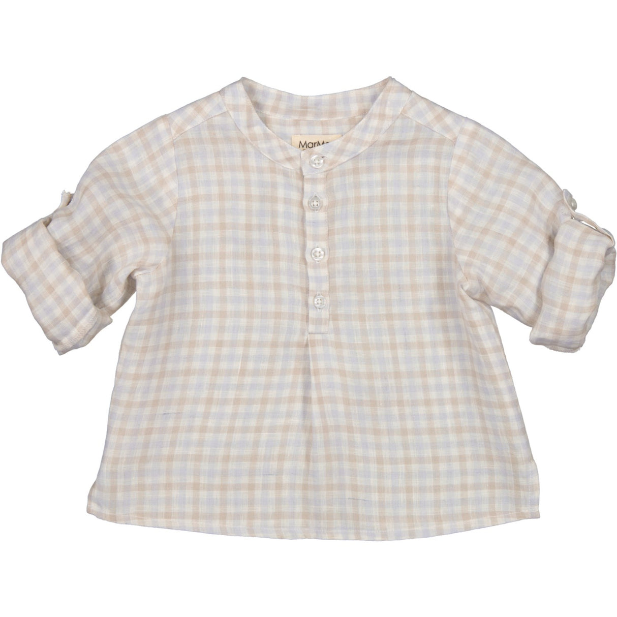 MarMar Fine Linen Summer Check Totoro Shirt