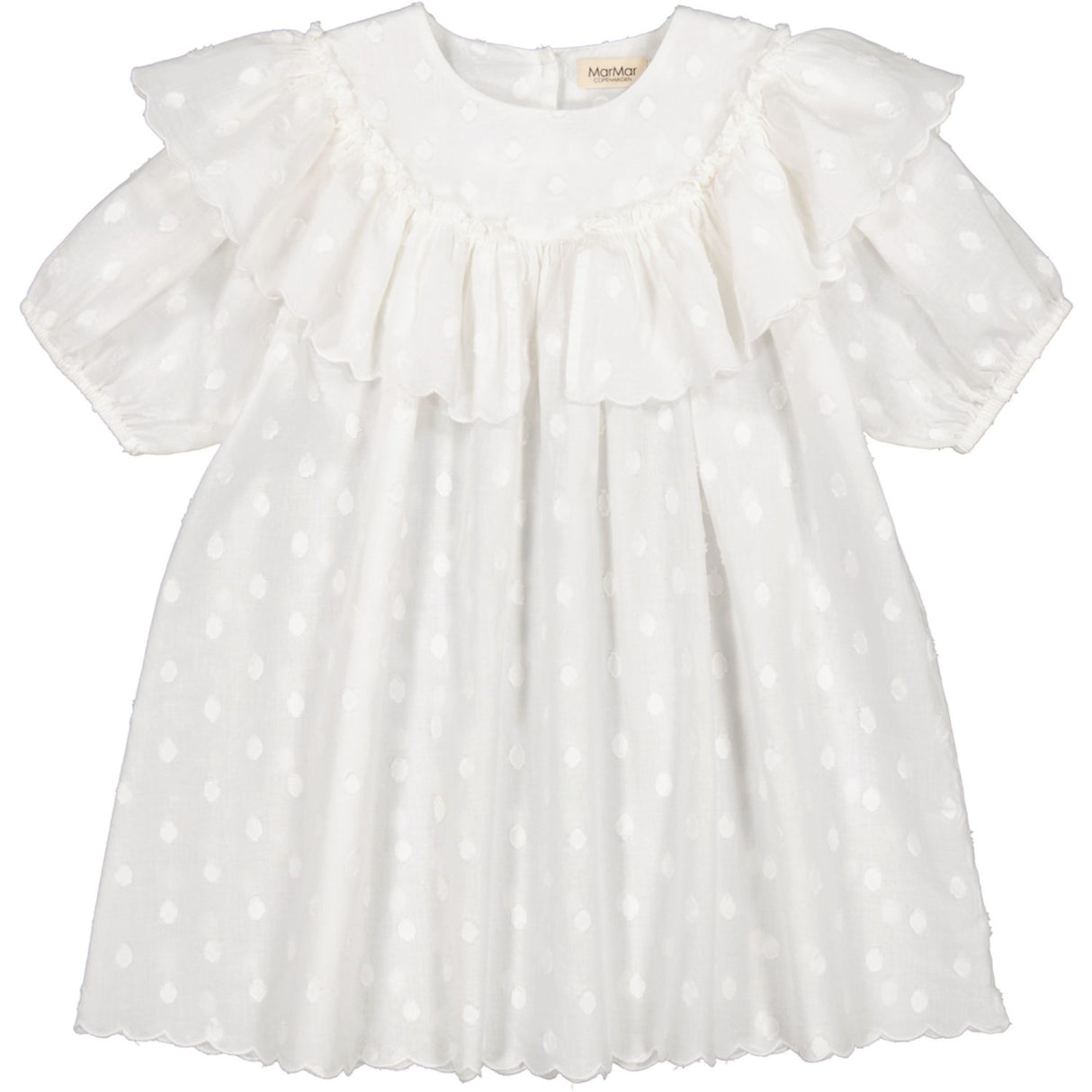 MarMar Dobby Dots Gentle White Delsa Dress