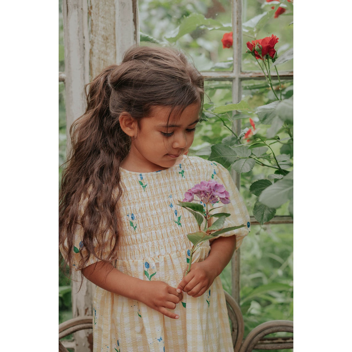 Fliink Sunlight Flower Aop Agnes Flower Dress