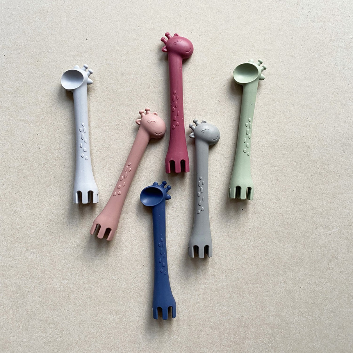 Tiny Tot Grey Beginner Spoon Silicone