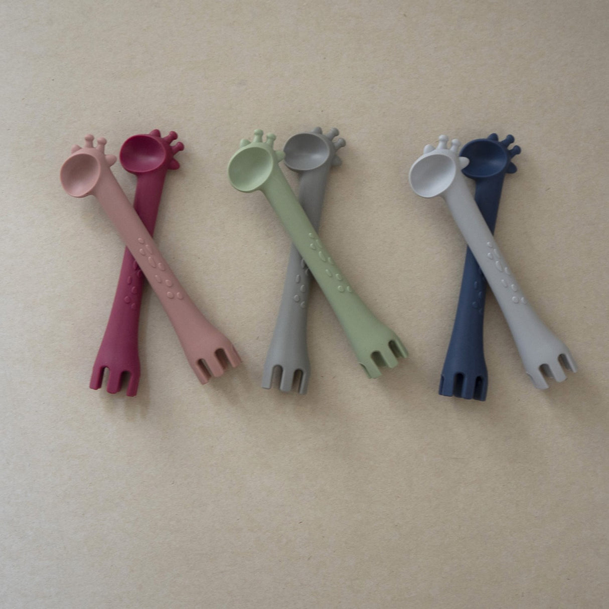 Tiny Tot Grey Beginner Spoon Silicone