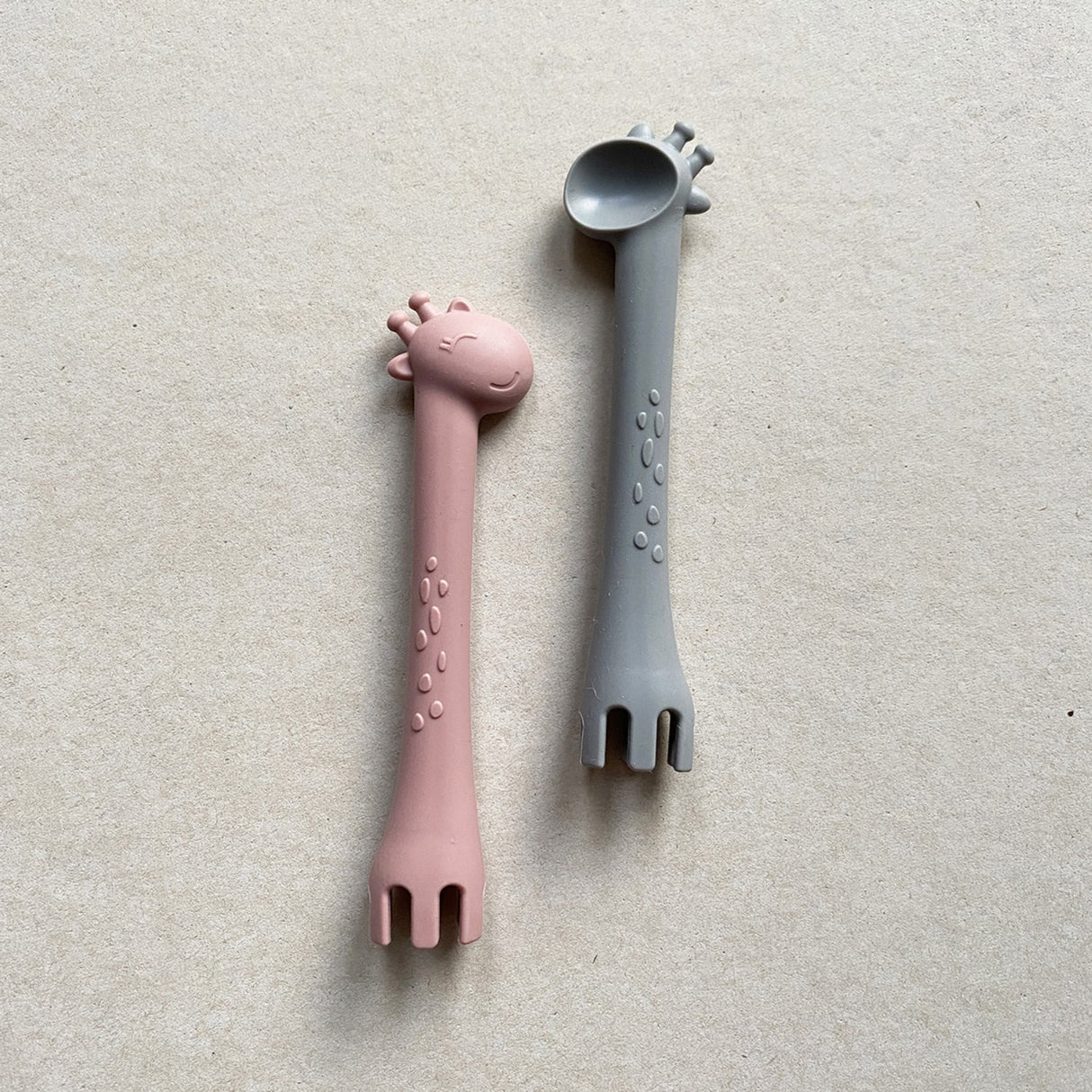 Tiny Tot Grey Beginner Spoon Silicone