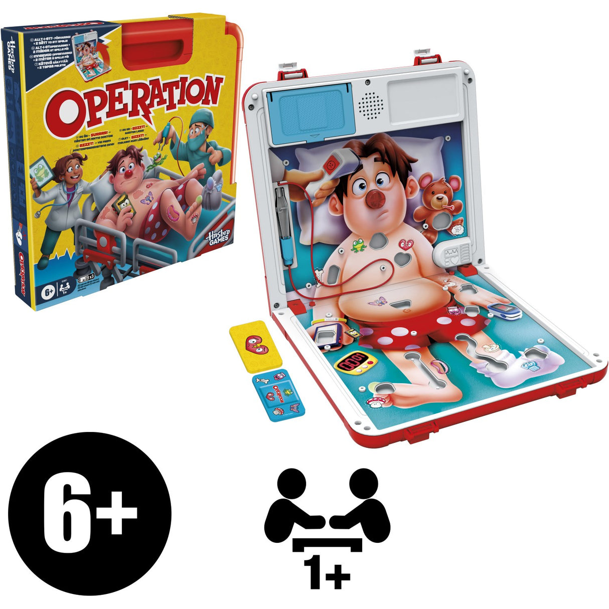 Hasbro Gaming Operation DK/NO/SE/FI