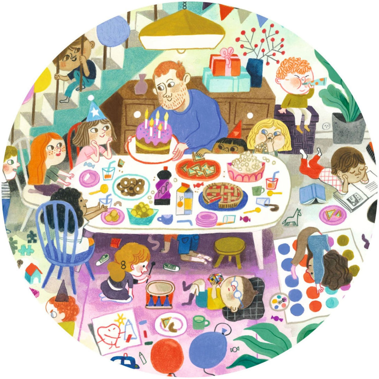 Djeco Observation Puzzle, Birthday - 54 Pieces