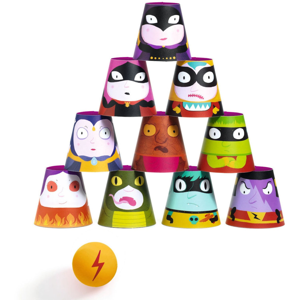 Djeco Byg And Vælt, Sjove Ansigter