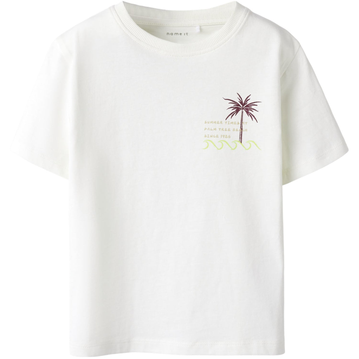 Name It Cloud Dancer Nmmhelix Ss Nreg Top