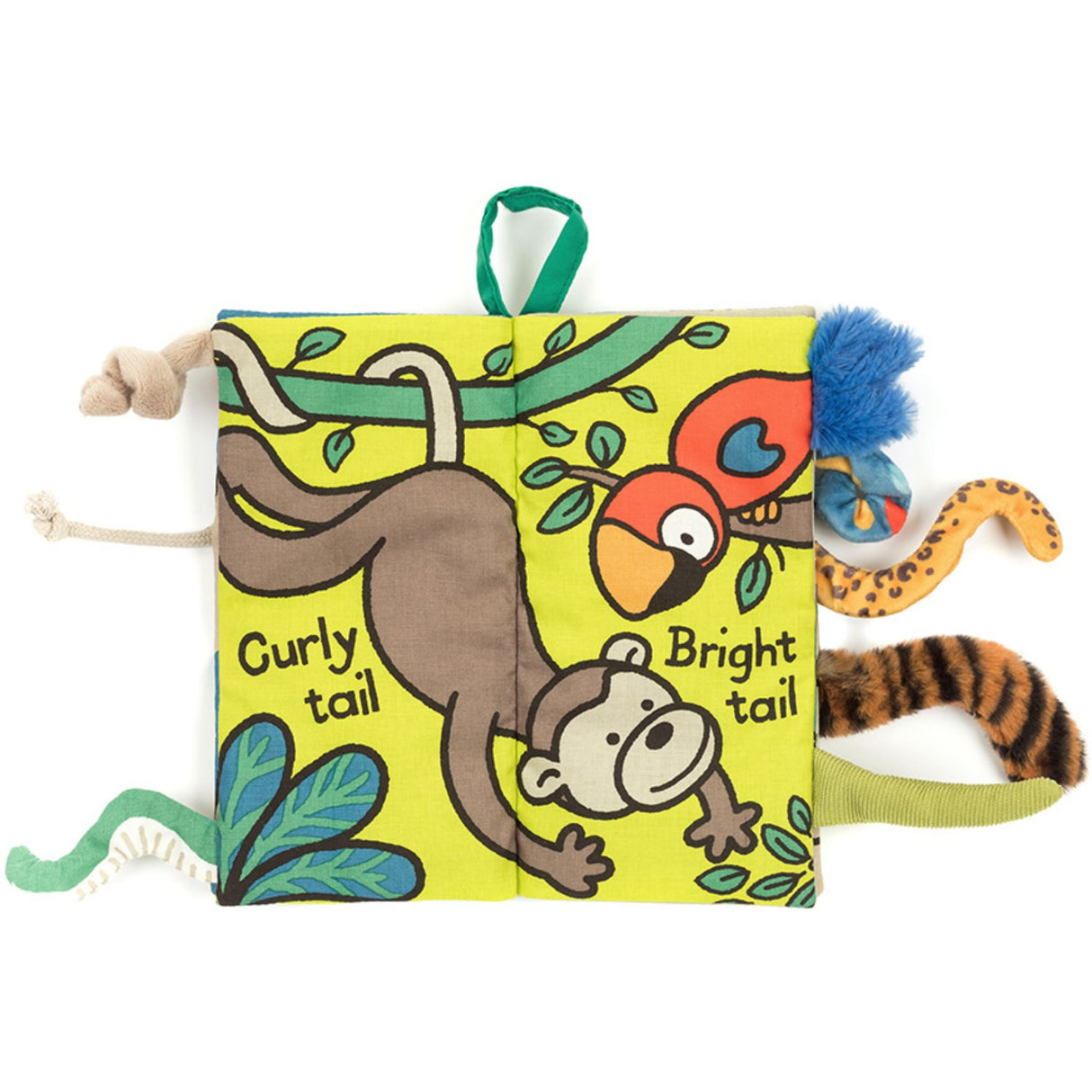 Jellycat Baby, Tail Book, Jungle Tails