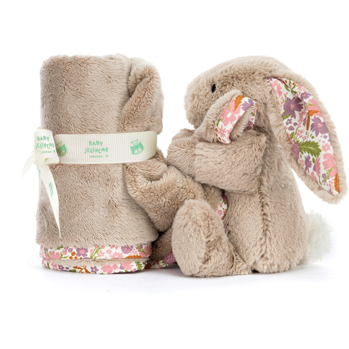 Jellycat Bashful Rabbit, Beige Meadow Cuddle Cloth