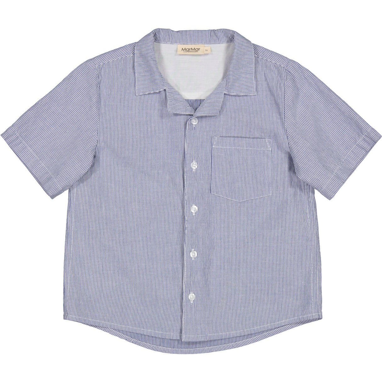 MarMar Fine Cotton Navy Stripe Tage Shirt
