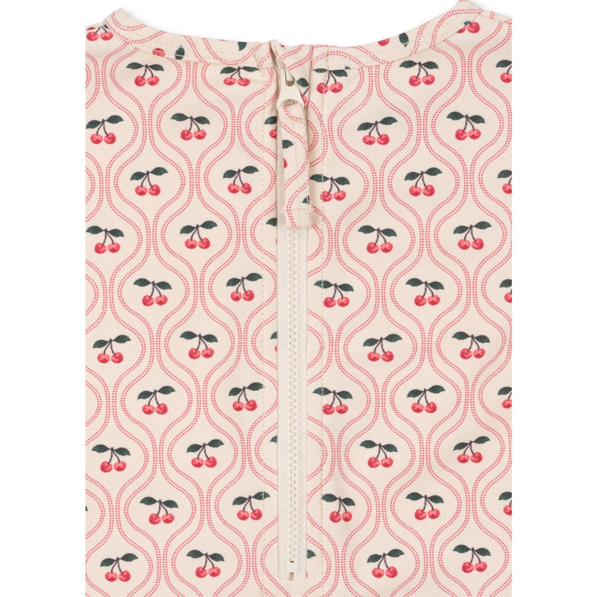 Konges Sløjd Cherry Pink Motif Merle Ls Swimsuit Grs