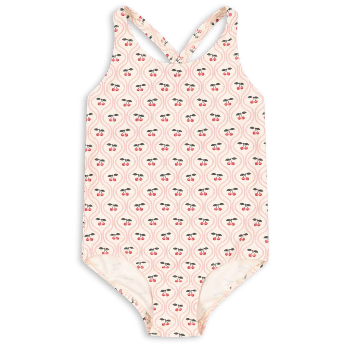 Konges Sløjd Cherry Pink Motif Merle Swimsuit Grs